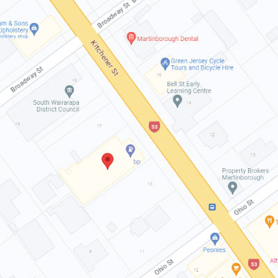 Martinborough map