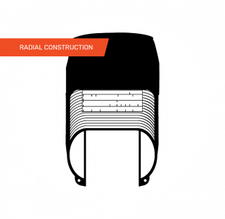 Radial construction
