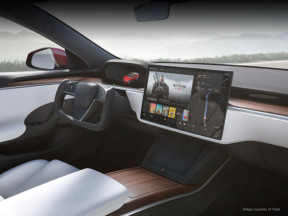 Tesla S dashboard