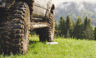 truck tyre mud