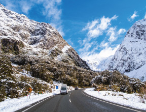 NZ road winter