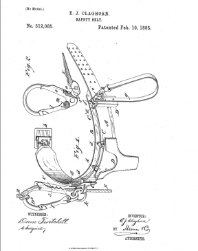 seat bealt patent