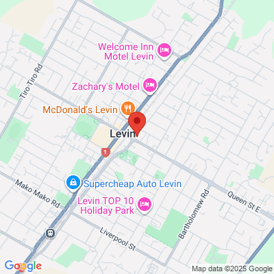 steves tyre service levin map