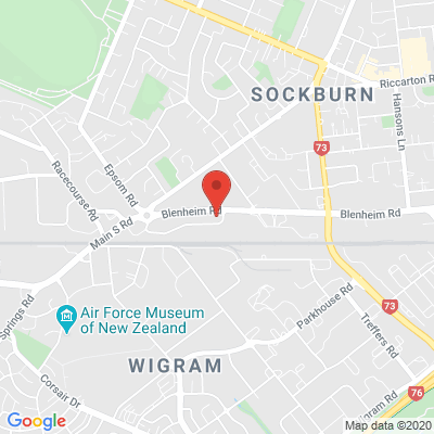 tyre general christchurch map